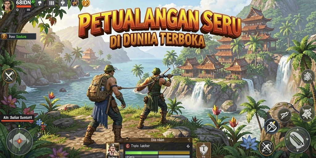 Gambaran menangkap keindahan dunia Open World 68IDN.