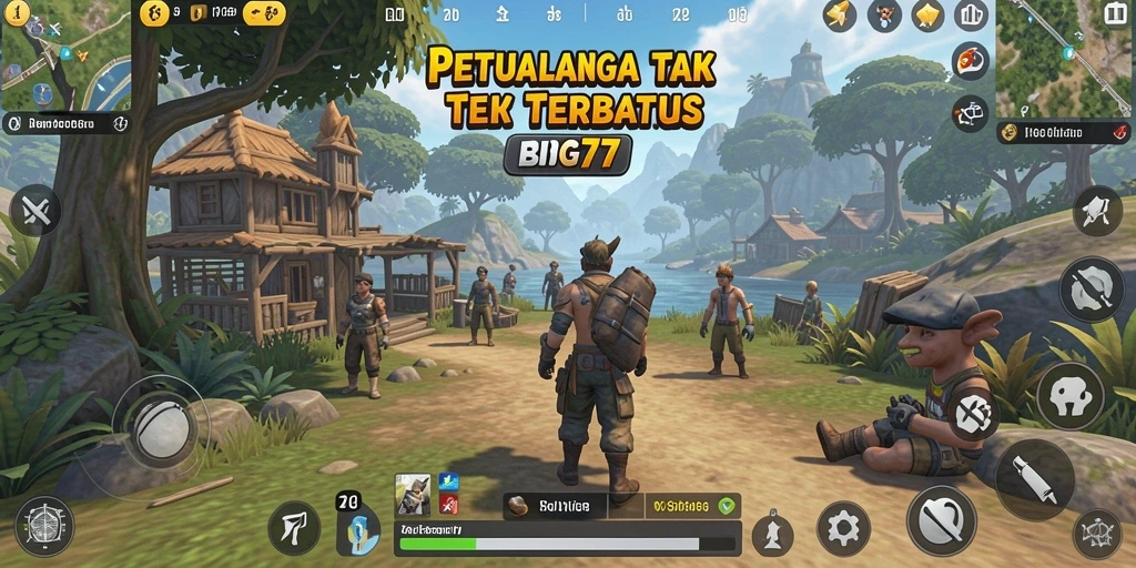 Screenshot menampilkan gameplay seru dalam dunia Open World yang luas.