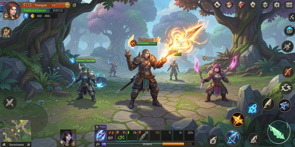 Ilustrasi gameplay menarik di dunia ARPG yang penuh aksi.