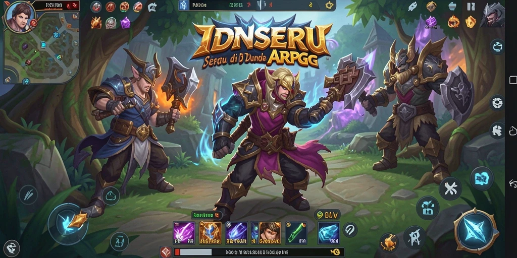 Screenshot gameplay IDNSERU menampilkan aksi pertempuran yang mendebarkan.