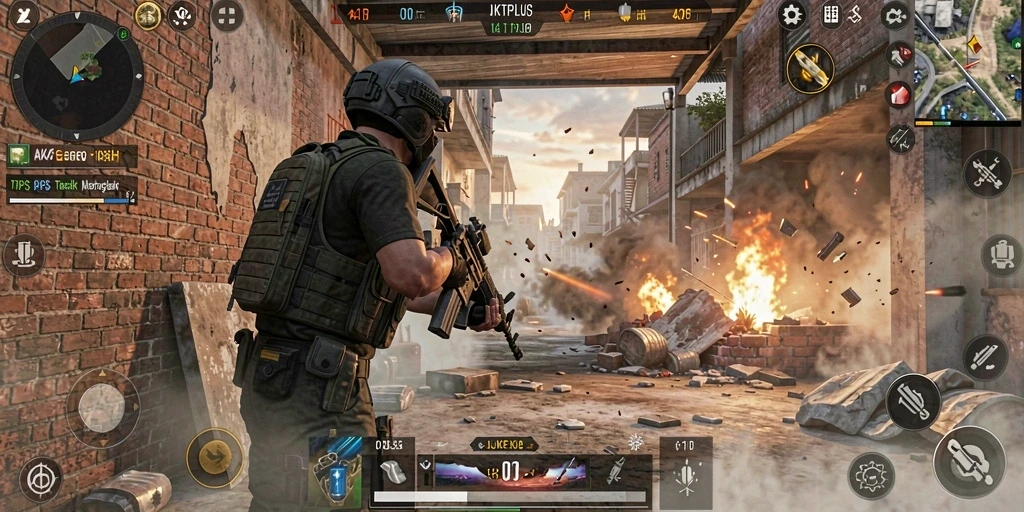 Gameplay menegangkan dari JKTPLUS dengan aksi penuh adrenalin.