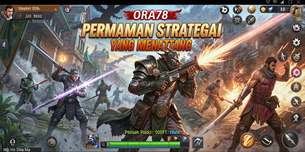 Tampilan gameplay ORA78 yang penuh strategi dan tantangan.