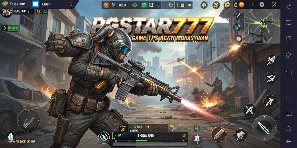 Tampilan gameplay PGSTAR777 dengan aksi tembak-menembak yang mendebarkan.