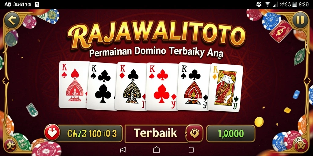 Tampilan menarik gameplay Domino di RAJAWALITOTO.