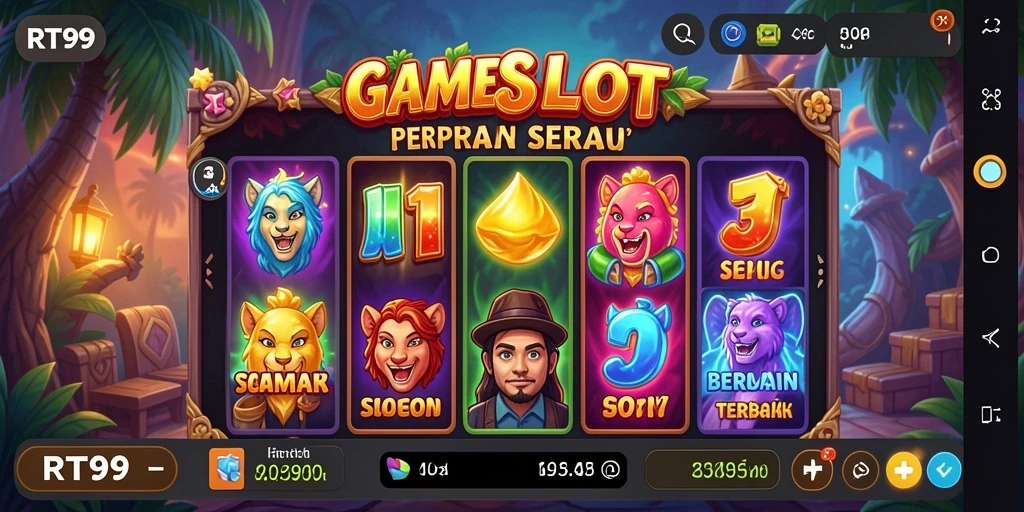 Screenshot gameplay RT99 menampilkan suasana slot yang menarik dan mengasyikkan.